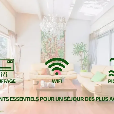 De Luxe A Motte - Piscine - Wifi Ла-Гранд-Мот